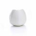 Vaso Decorativo Dobradura Branco em Cerâmica 16,5x17,5 cm - D'Rossi