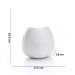 Vaso Decorativo Dobradura Branco em Cerâmica 16,5x17,5 cm - D'Rossi