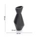 Vaso Decorativo Preto em Cerâmica 26x12 cm - D'Rossi