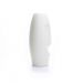 Vaso Decorativo Rosto Branco Mate em Cerâmica 25x12 cm - D'Rossi