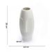 Vaso Decorativo Rosto Branco Mate em Cerâmica 25x12 cm - D'Rossi