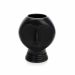 Vaso Decorativo Rosto Em Cêramina Preto 18x14 Cm - D'Rossi