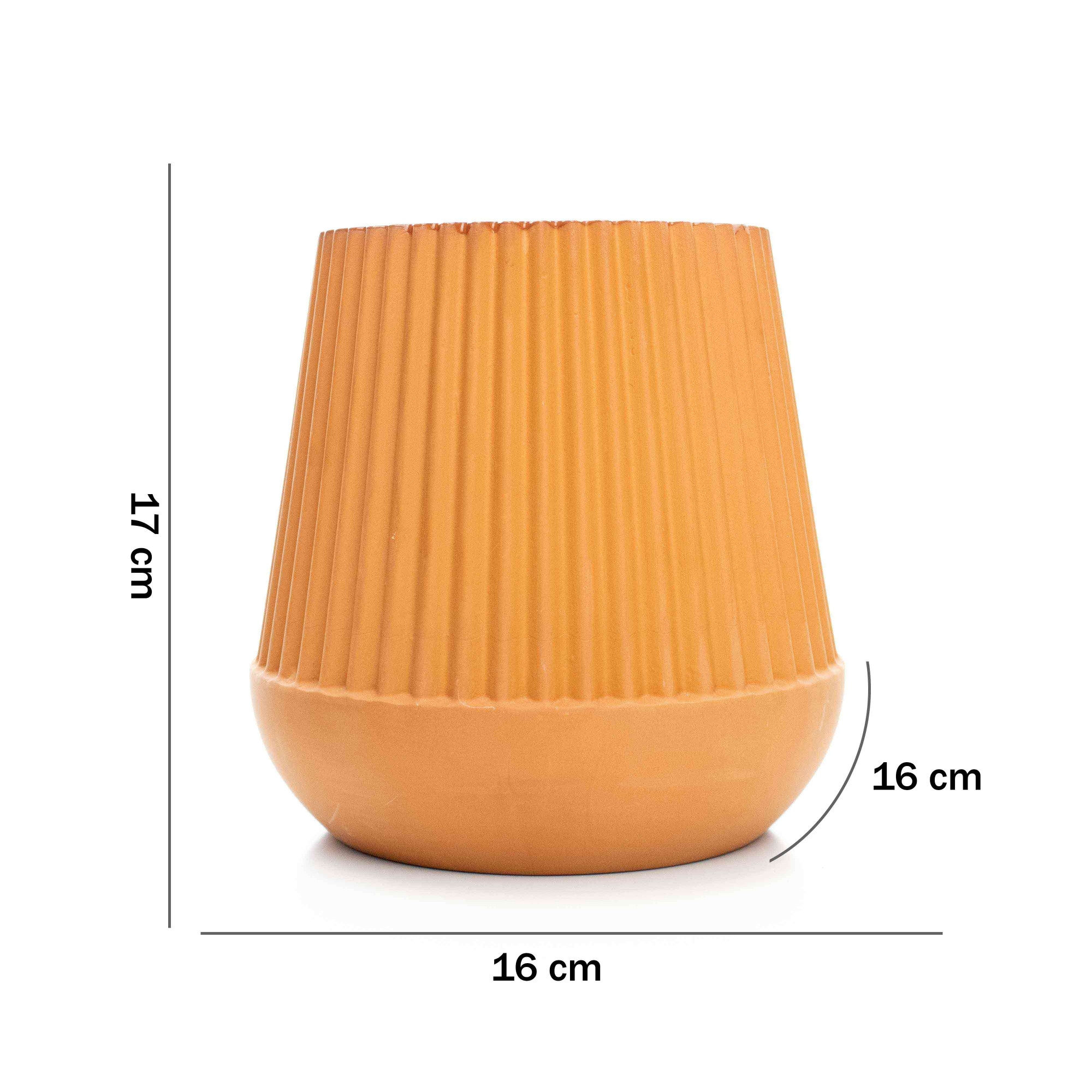Vaso Decorativo Terracota 17x16 cm - D'Rossi