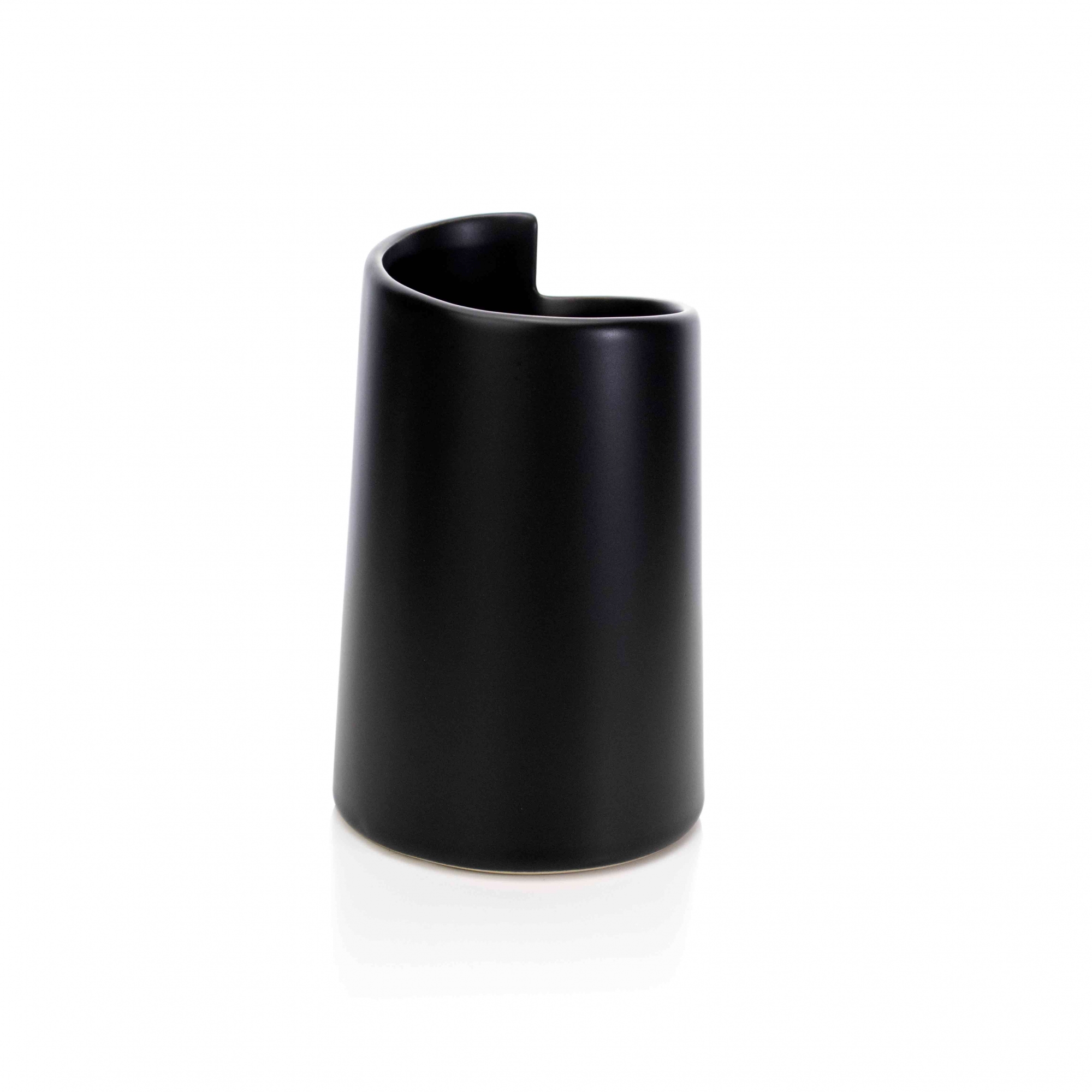 Vaso Decorativo em Cerâmica Preto 20x30 cm - D'Rossi