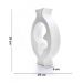 Vaso Decorativo em Cerâmica Vasado Branco 29x19 cm - D'Rossi