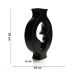 Vaso Decorativo em Cerâmica Vasado Preto 29x19 cm - D'Rossi