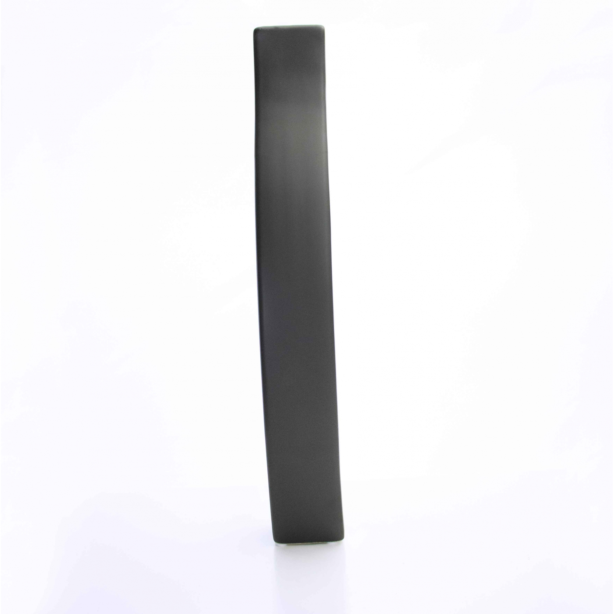 Vaso Decorativo em Cerâmica Vasado Preto 39,5x12 cm - D'Rossi