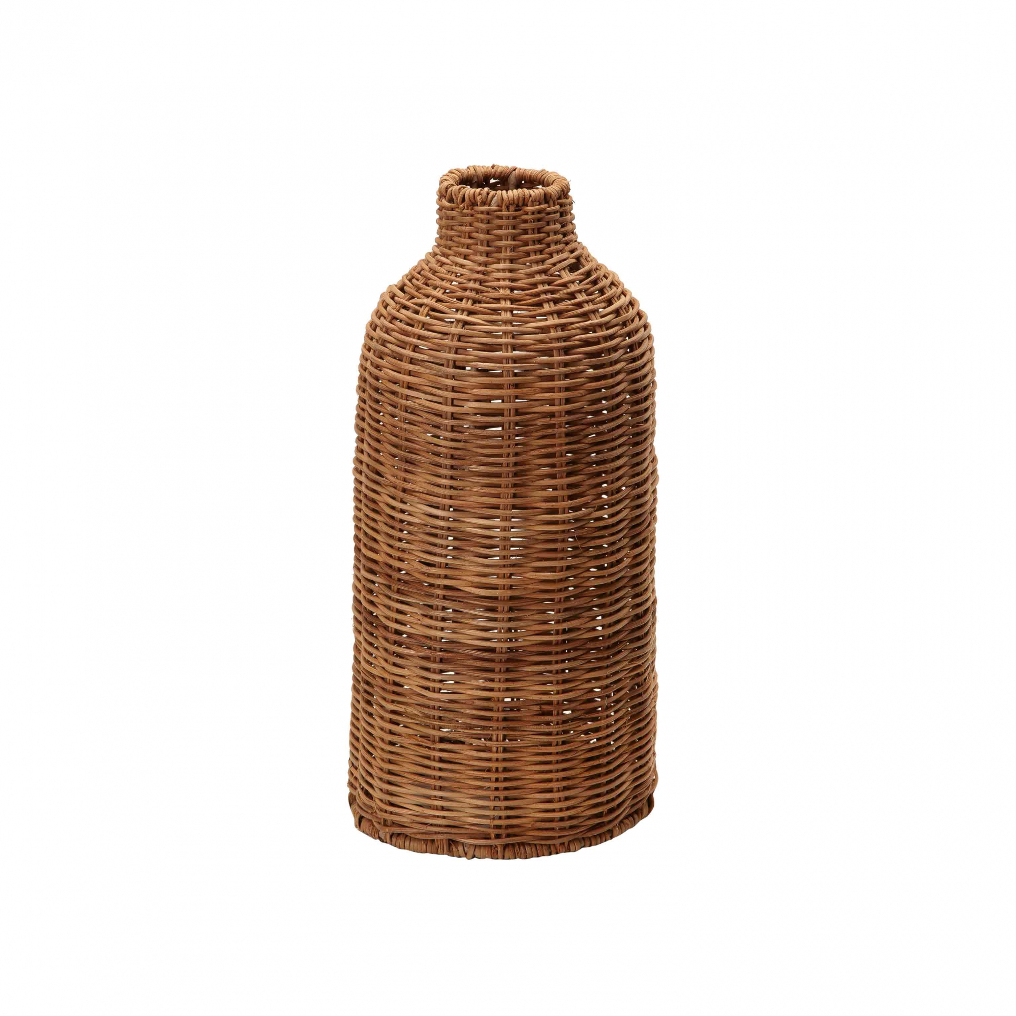 Vaso Decorativo em Rattan 32x16 cm - D'Rossi