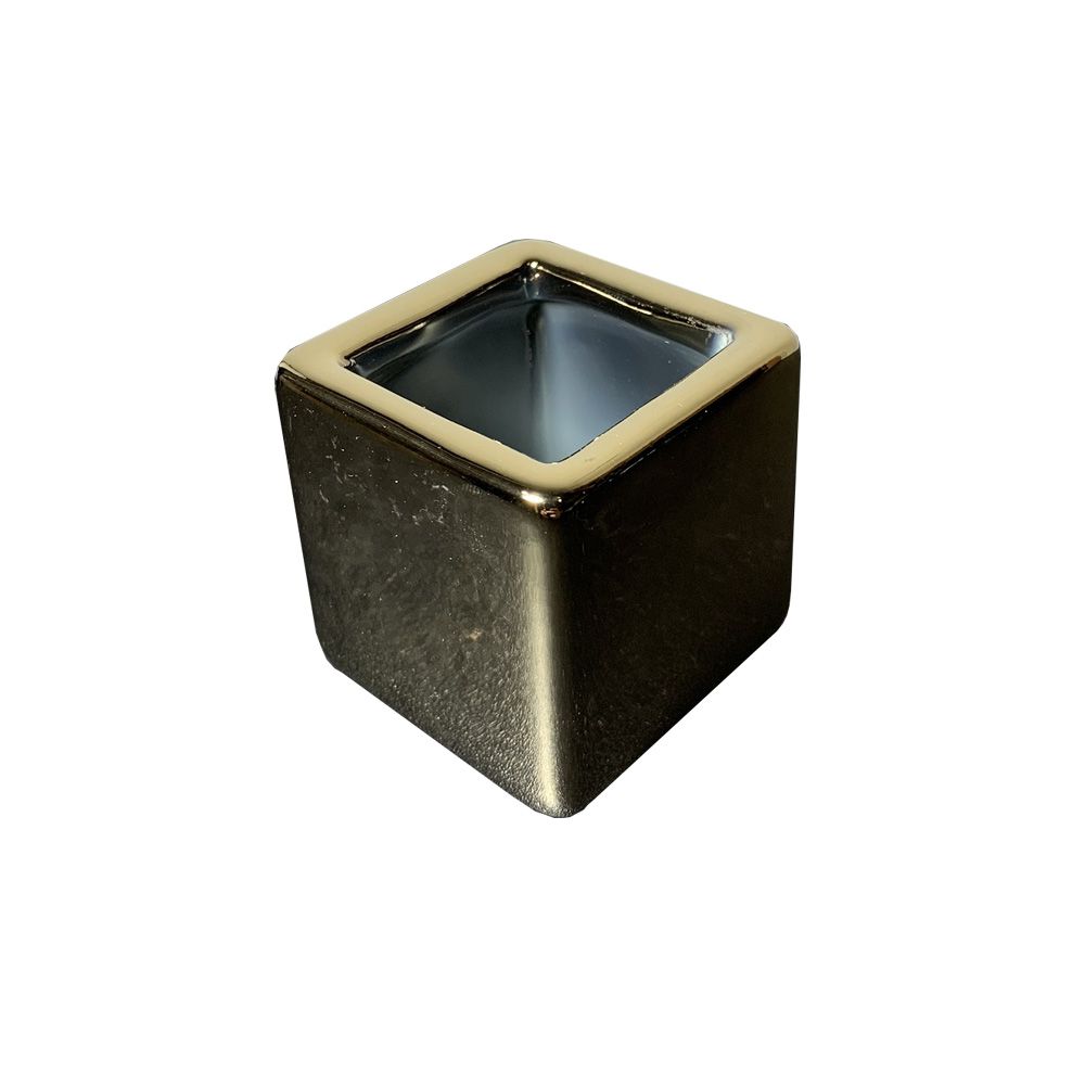 Vaso em Cerâmica Dourado 4,5cm - D'Rossi