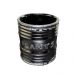 Vaso em Cerâmica Prata 7,2cm - D'Rossi