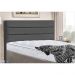 Cabeceira Cama Box Casal 160cm Turim Suede Cinza - DS Estofados