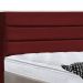 Cabeceira Cama Box King 190cm Turim Suede Vermelho - DS Estofados