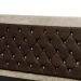 Cabeceira Casal 140 cm Para Cama Box Berlim Suede Marfim/Marrom - DS Estofados