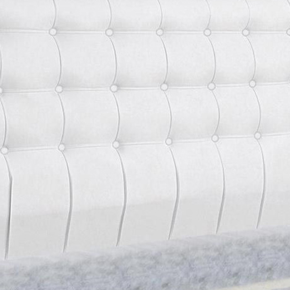 Cabeceira Casal 140cm Ana Para Cama Box Napa Branco - DS Estofados