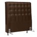 Cabeceira Casal 140cm Ana Para Cama Box Napa Marrom - DS Estofados