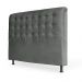 Cabeceira Casal 140cm Ana Para Cama Box Suede Cinza - DS Estofados