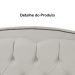 Cabeceira Casal 140cm Para Cama Box Diana Suede Bege - DS Estofados