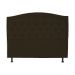 Cabeceira Casal 140cm Para Cama Box Diana Suede Marrom - DS Estofados