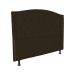 Cabeceira Casal 140cm Para Cama Box Diana Suede Marrom - DS Estofados