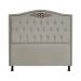 Cabeceira Casal 140cm Para Cama Box Greta Suede Bege - DS Estofados