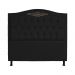Cabeceira Casal 140cm Para Cama Box Greta Suede Preto - DS Estofados