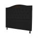 Cabeceira Casal 140cm Para Cama Box Greta Suede Preto - DS Estofados