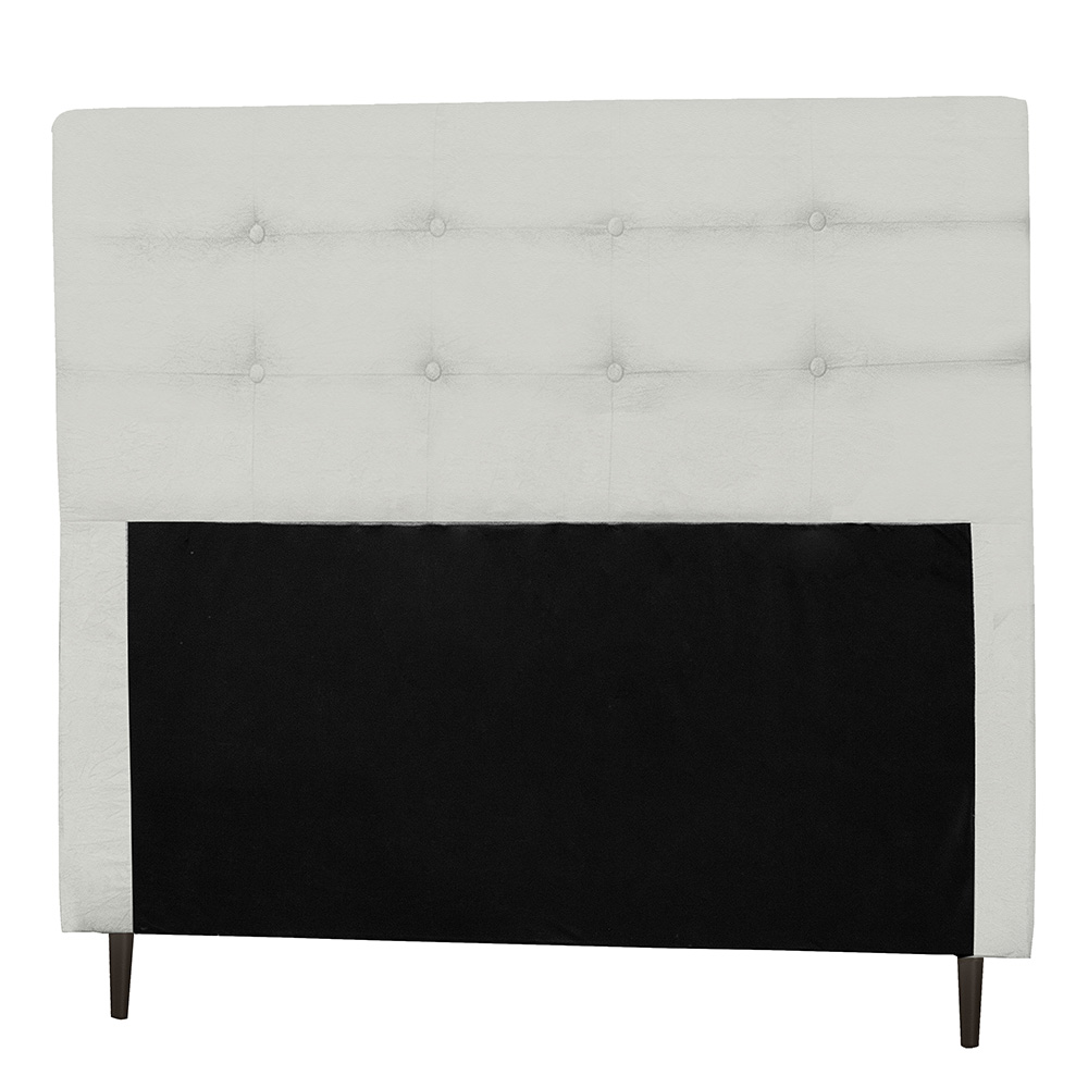 Cabeceira Casal 140cm Para Cama Box Luna Napa Branco - DS Estofados