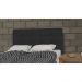 Cabeceira Casal 140cm Para Cama Box Luna Suede  Preto - DS Estofados