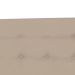 Cabeceira Casal 140cm Para Cama Box Luna Suede Bege - DS Estofados