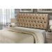 Cabeceira Casal 140cm Para Cama Box Paris Suede Capuccino - DS Estofados