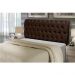 Cabeceira Casal 140cm Para Cama Box Paris Suede Marrom - DS Estofados