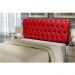 Cabeceira Casal 140cm Para Cama Box Paris Suede Vermelho - DS Estofados
