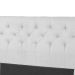 Cabeceira Casal 140cm Para Cama Box Ravena Napa Branco - DS Estofados