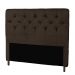 Cabeceira Casal 140cm Para Cama Box Ravena Napa Marrom - DS Estofados