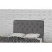 Cabeceira Casal 140cm Para Cama Box Ravena Suede Amassado Cinza - DS Estofados