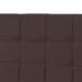 Cabeceira Casal Bari 140cm Para Cama Box Suede Marrom - DS Estofados