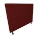 Cabeceira Casal Juliana 140cm Para Cama Box Suede Bordô - DS Estofados
