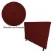 Cabeceira Casal Juliana 140cm Para Cama Box Suede Bordô - DS Estofados