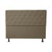 Cabeceira Casal Juliana 140cm Para Cama Box Suede Capuccino - DS Estofados
