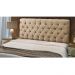 Cabeceira Casal King 190cm Para Cama Box Sofia Suede Bege - DS Estofados