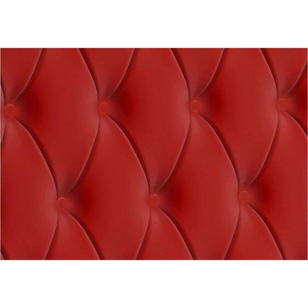 Cabeceira Casal King 195cm Para Cama Box Lady Suede Vermelho - DS Estofados