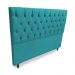 Cabeceira Casal King 195cm Para Cama Box Sofia Suede Azul Turquesa - DS Estofados