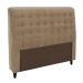 Cabeceira Casal Queen 160cm Ana Para Cama Box Suede Bege - DS Estofados