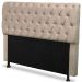 Cabeceira Casal Queen 160cm Para Cama Box Paris Suede Marfim - DS Estofados