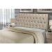 Cabeceira Casal Queen 160cm Para Cama Box Paris Suede Marfim - DS Estofados