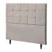Cabeceira Casal Queen Bari 160cm Para Cama Box Suede Bege - DS Estofados