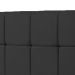 Cabeceira Casal Queen Roma 160cm Para Cama Box Suede Preto - DS Estofados
