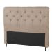 Cabeceira Casal Queen160cm Para Cama Box Ravena Suede  Bege - DS Estofados