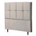 Cabeceira Casal Roma 140cm Para Cama Box Suede Bege - DS Estofados