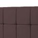 Cabeceira Casal Roma 140cm Para Cama Box Suede Marrom - DS Estofados